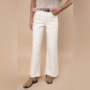 NWT Shop Stevie Morris Wide Leg Pants in Winter White – Size 29 / 9